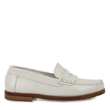 Moccasins for kids | Calfskin leather white