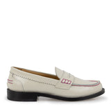 Moccasins for kids | Calfskin leather beige | Timeless footwear collection