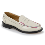 Moccasins for kids | Calfskin leather beige | Timeless footwear collection