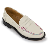 Moccasins for kids | Calfskin leather beige | Timeless footwear collection