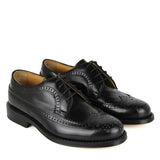 Laced up derby brogue Goodyear welt for kids