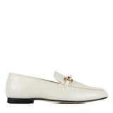 Moccasins slip on loafer | White