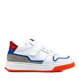 Sneakers with multicolor details and velcro on the top