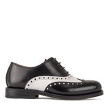 Oxford brogue shoes Goodyear welt in black and white